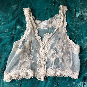 Festival Lace Vest